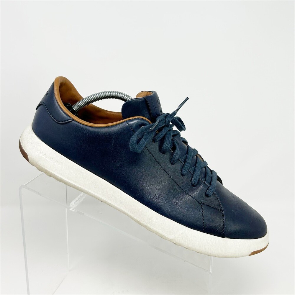 Cole Haan GrandPro Tennis Sneakers Men's Navy Blue Lace-Up Low Top Shoes Size 11